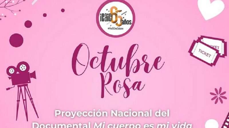 Se suma el Icaic a la iniciativa Octubre rosa