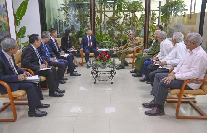 Recibió Raúl a alto dirigente partidista chino