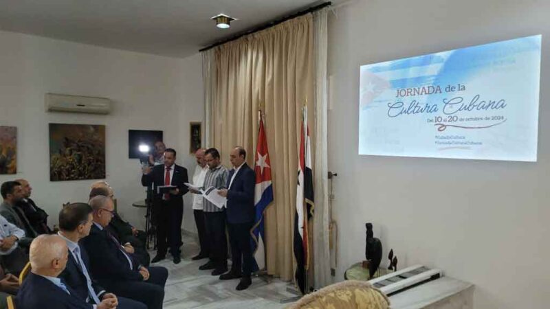 Celebran en Siria el Día de la Cultura Cubana