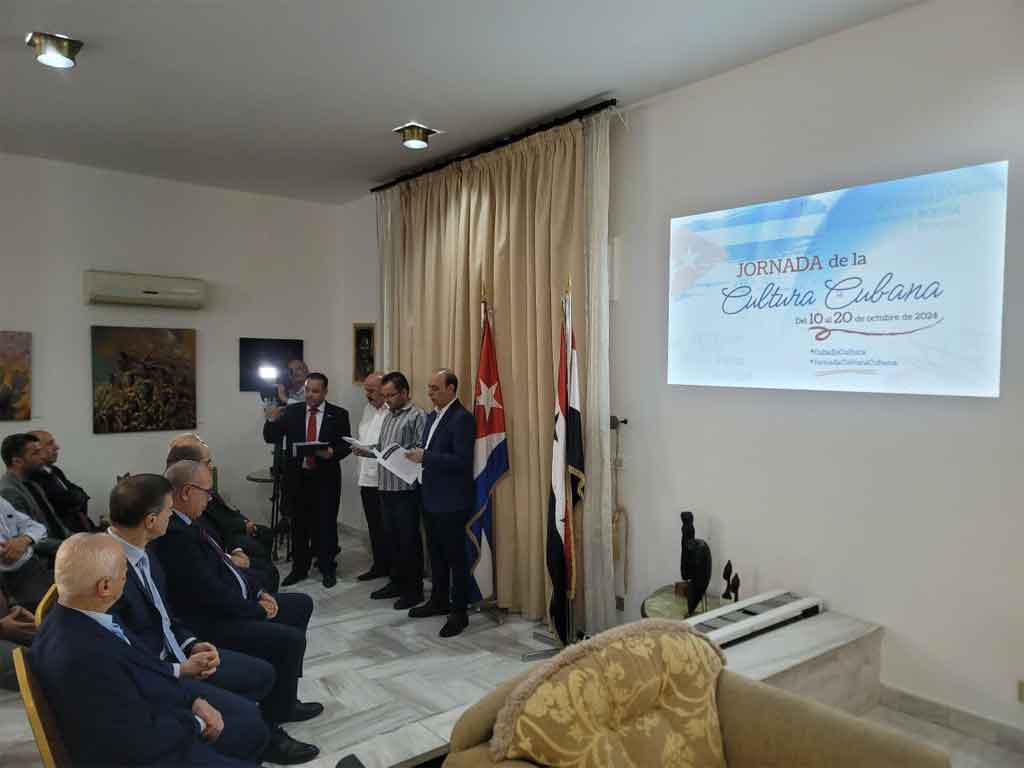 Celebran en Siria el Día de la Cultura Cubana