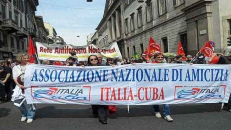 Grupos solidarios de Italia apoyan a Cuba ante crisis energética
