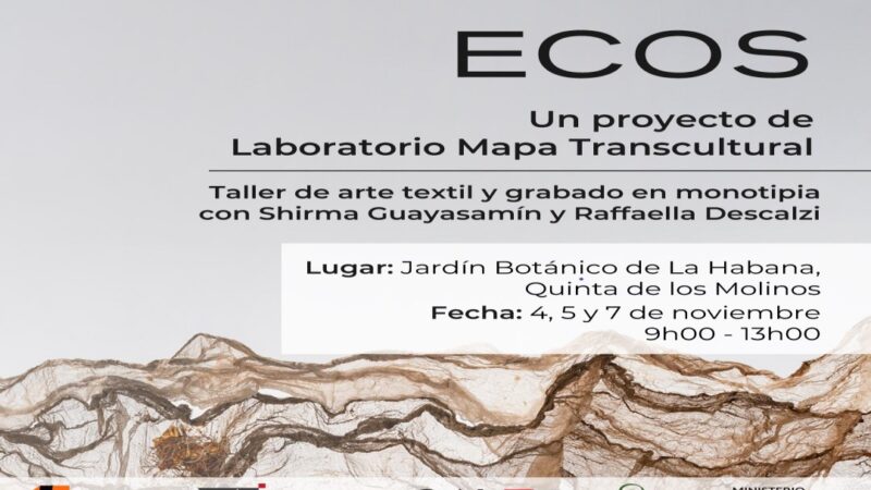 Convocan a Taller de arte textil y grabado en monotipia