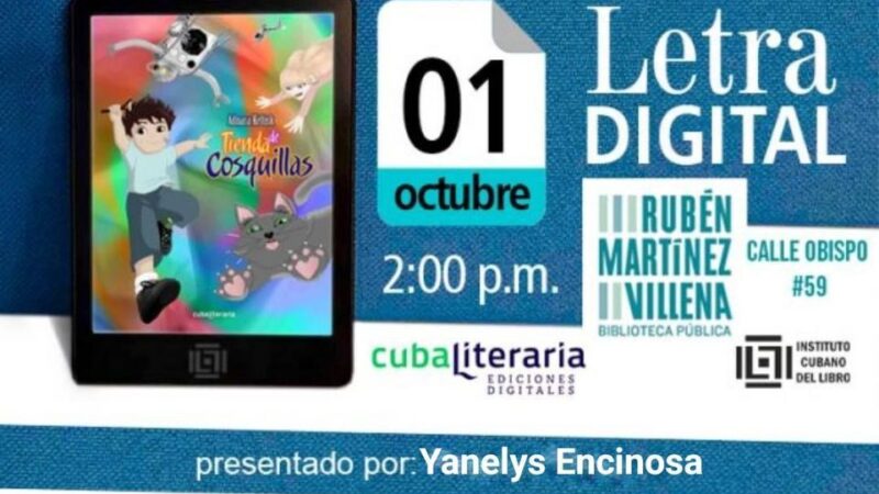 Tienda de cosquillas, nueva publicación de Cubaliteraria