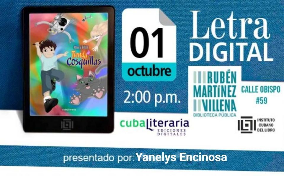 Tienda de cosquillas, nueva publicación de Cubaliteraria