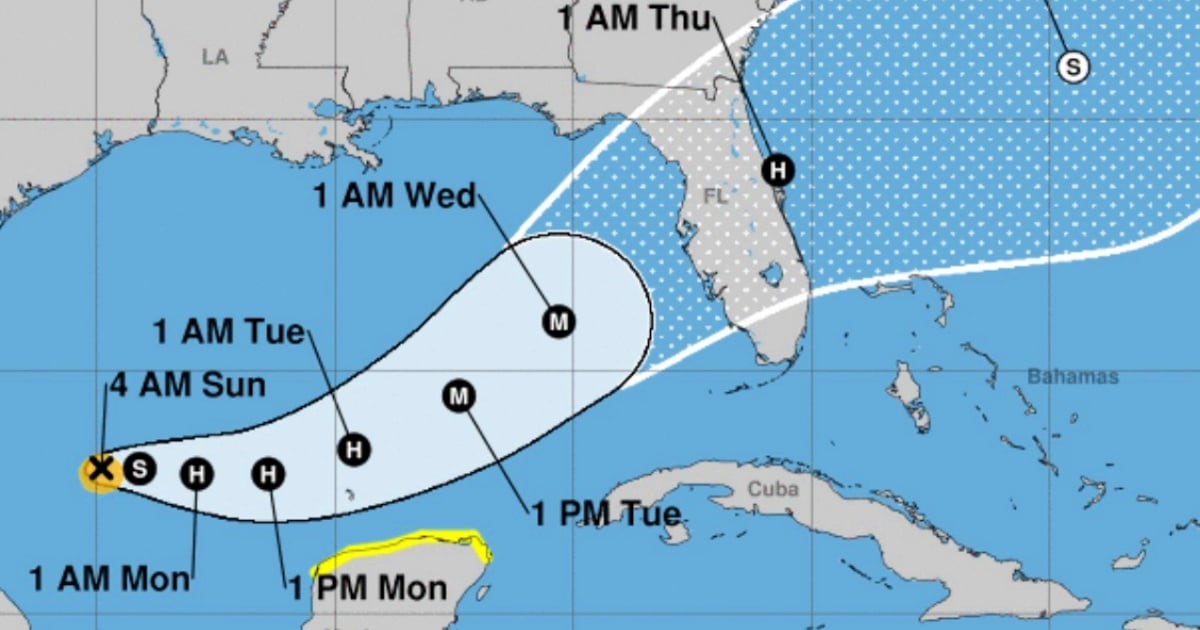 Emiten Instituto Nacional de Recursos Hidráulicos alerta temprana sobre tormenta tropical Milton