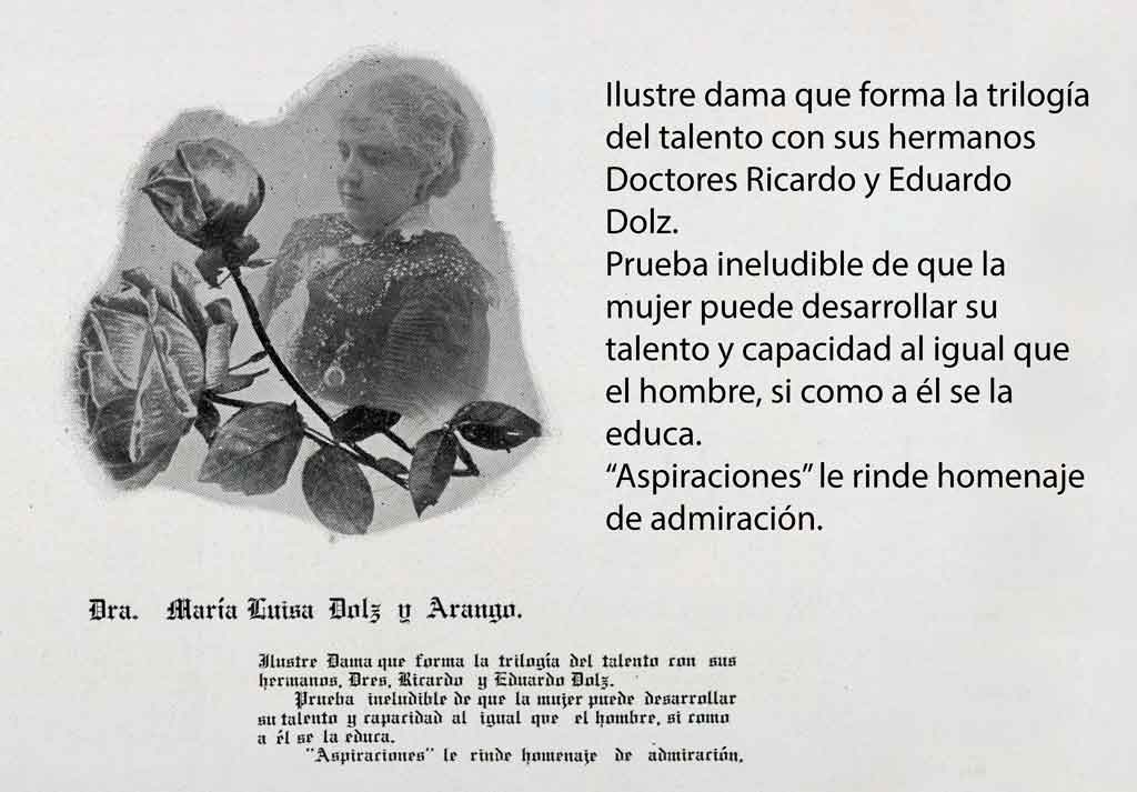 Cita en Enciclopedia, trascendencia de María Luisa Dolz