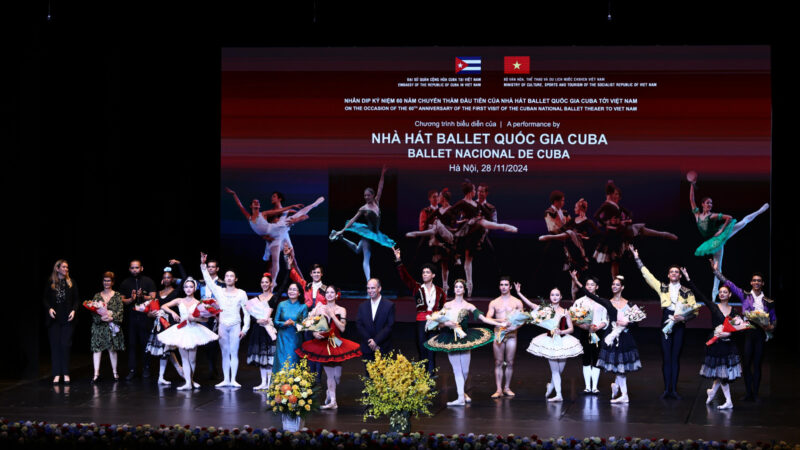 Ballet Nacional de Cuba celebra aniversario 60 de su primera actuación en Vietnam