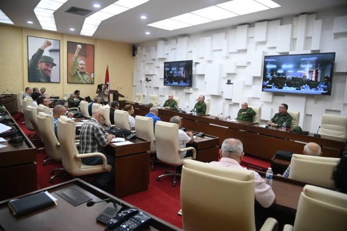 Consejo de Defensa Nacional continúa dando seguimiento a las labores de recuperación
