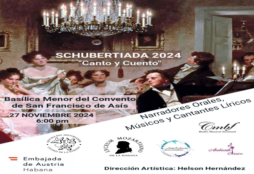 Canto y cuento en clausura de la Schubertiada Habanera