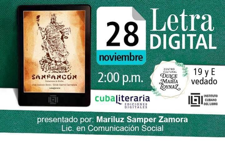 Letra digital presenta una de sus más recientes novedades editoriales