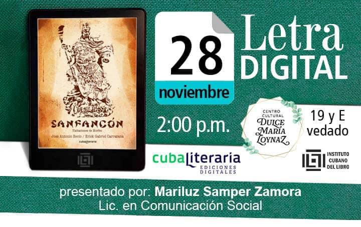 Letra digital presenta una de sus más recientes novedades editoriales
