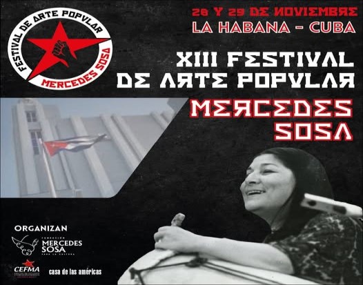 Festival de Arte Popular Mercedes Sosa llega por vez primera a Casa de las Américas
