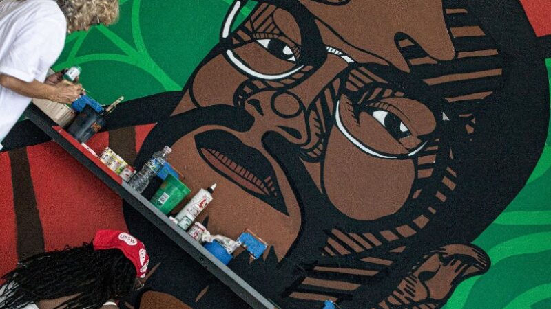 Mural en Cuba homenajea al revolucionario afroamericano Malcolm X