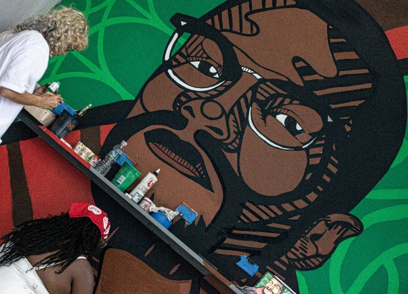 Mural en Cuba homenajea al revolucionario afroamericano Malcolm X