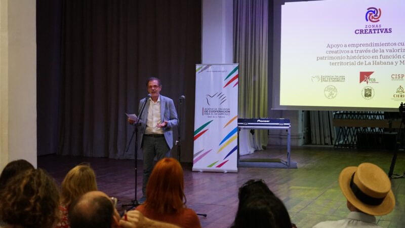 Programa Zonas Creativas desde XXVI Semana de la Cultura Italiana en Cuba