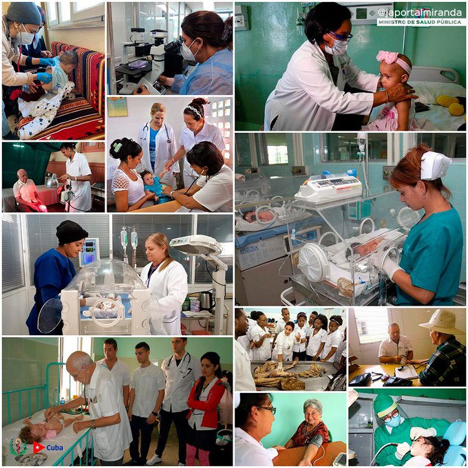 Reconocen autoridades cubanas a trabajadores de la salud en su día