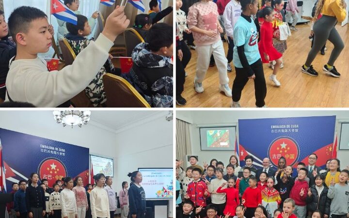 Protagonizan niños de China y Cuba intercambio cultural