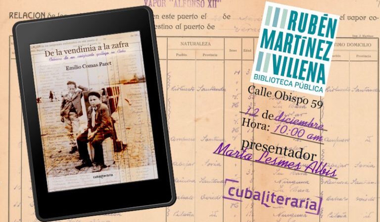 Presenta Cubaliteraria este jueves texto De la vendimia a la zafra