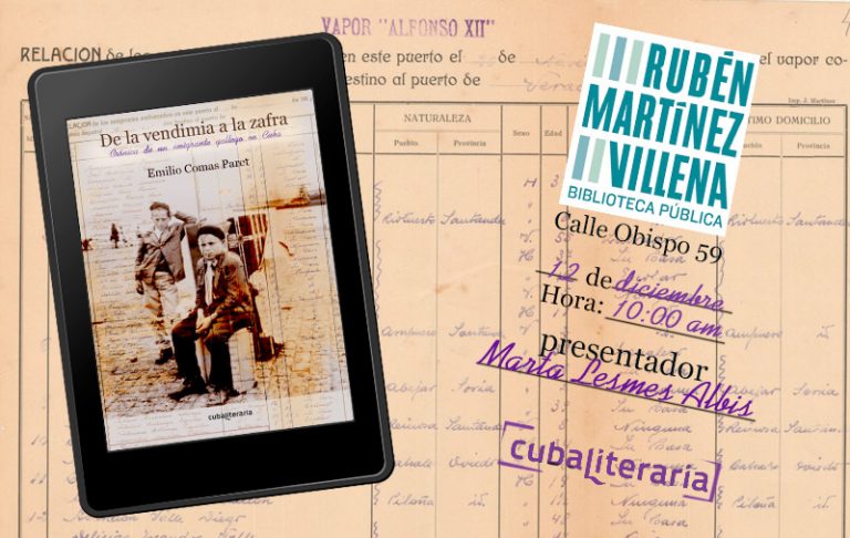 Presenta Cubaliteraria este jueves texto De la vendimia a la zafra