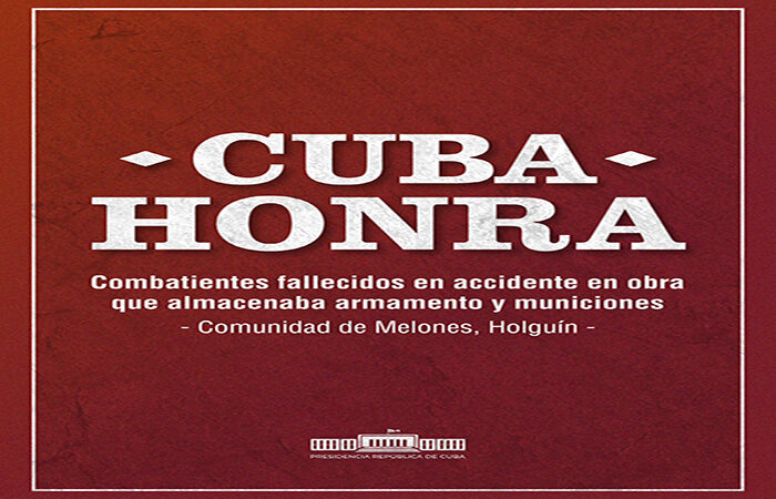 Lamenta Díaz-Canel muerte de oficiales, suboficiales y soldados