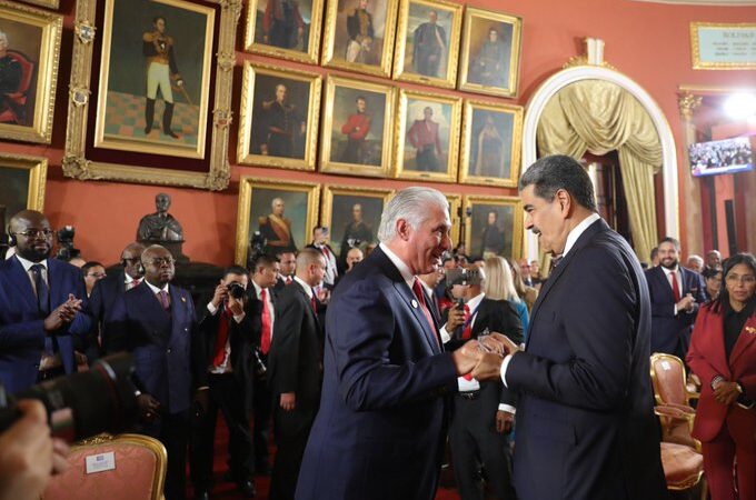 Regresó Miguel Díaz-Canel luego de jornada histórica en Venezuela