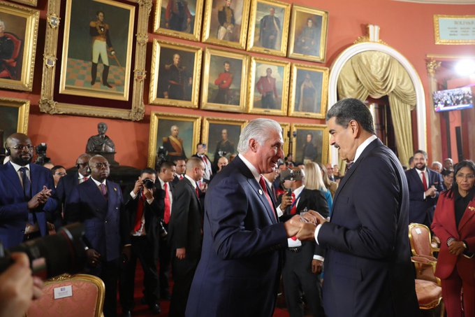 Regresó Miguel Díaz-Canel luego de jornada histórica en Venezuela