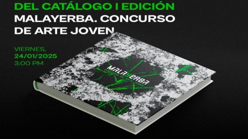 Presentarán catálogo de primera edición del concurso MalaYerba en Bellas Artes