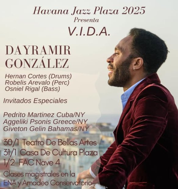 Dayramir González y Harold López-Nussa este fin de semana en Fábrica de Arte Cubano