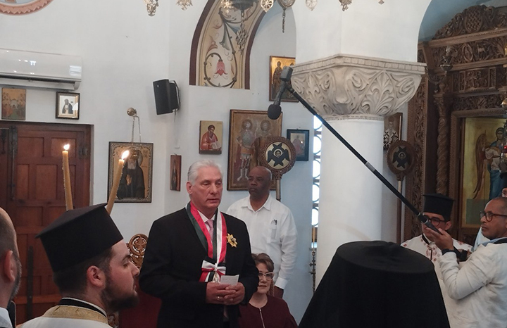 Destacan relación entre Cuba y la Iglesia Ortodoxa Griega