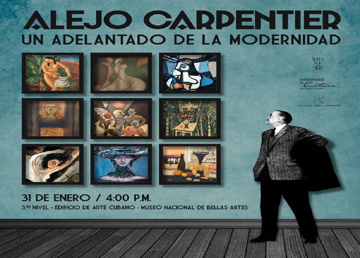 Exposición colectiva Alejo Carpentier: un adelantado de la modernidad en Bellas Artes