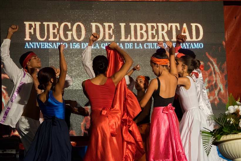 Evocan transcendental hecho histórico en Bayamo con gala político-cultural