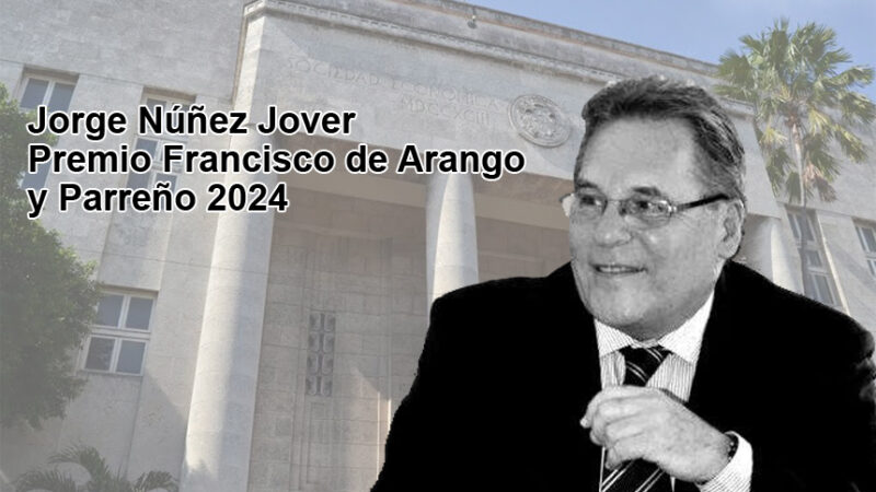Conceden a Jorge Núñez Jover el premio Francisco de Arango y Parreño 2024