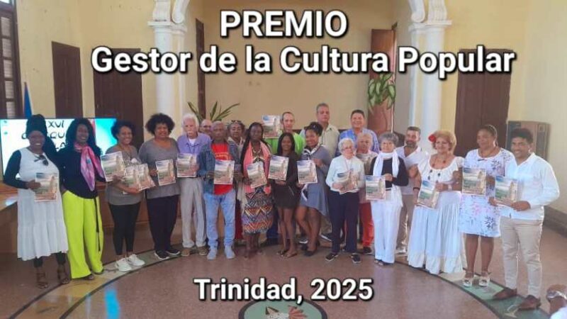 Premian en Trinidad a Gestores de la Cultura Popular Tradicional