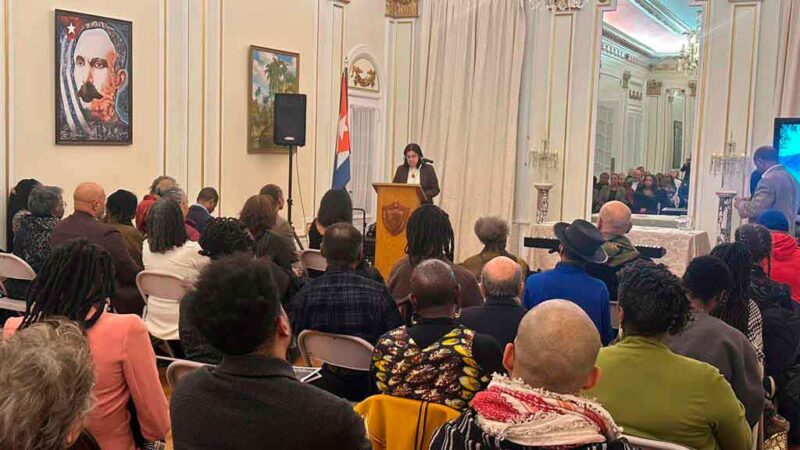 Mes de Historia Afroamericana en Embajada de Cuba