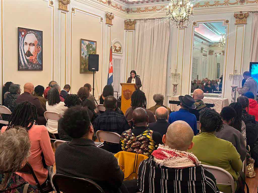 Mes de Historia Afroamericana en Embajada de Cuba