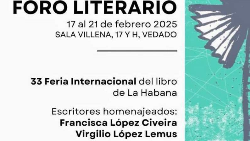 Foro Literario en la UNEAC en el contexto de la fiesta del libro