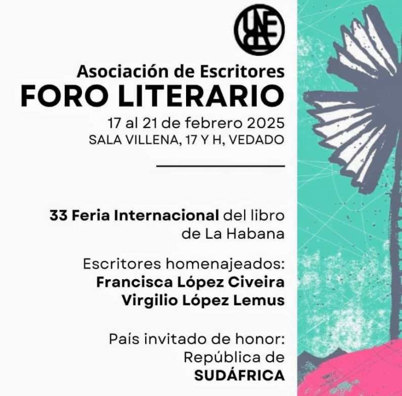 Foro Literario en la UNEAC en el contexto de la fiesta del libro