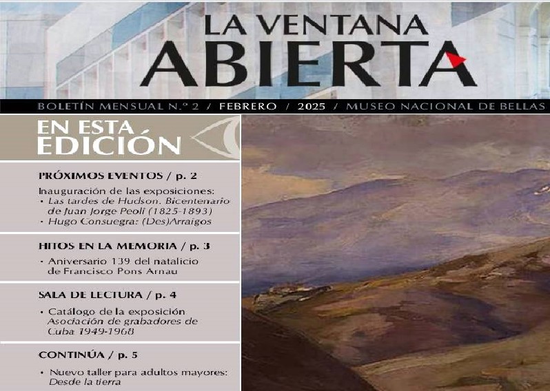 Nueva entrega del Boletín de Museo Bellas Artes de Cuba