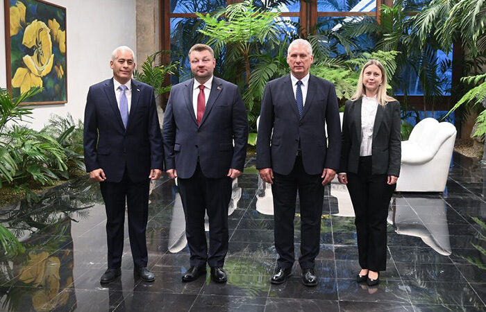 Recibe Díaz-Canel a nuevos embajadores de siete naciones