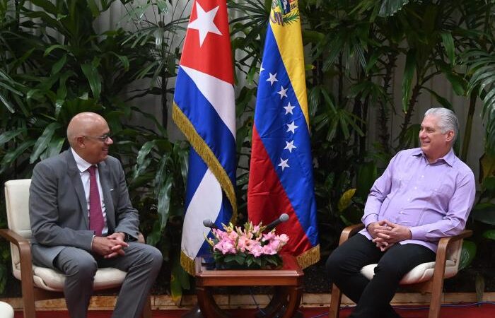 Recibió Díaz-Canel al Presidente de la Asamblea Nacional de Venezuela