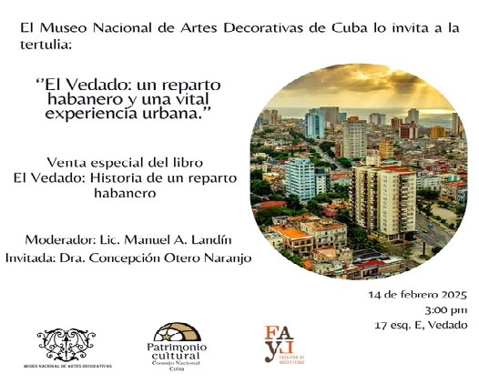 Exposición y tertulia este viernes en Museo Nacional de Artes Decorativas de Cuba