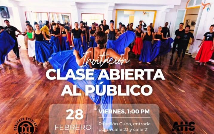 Conjunto Folklórico Nacional de Cuba anuncia próxima clase abierta al público