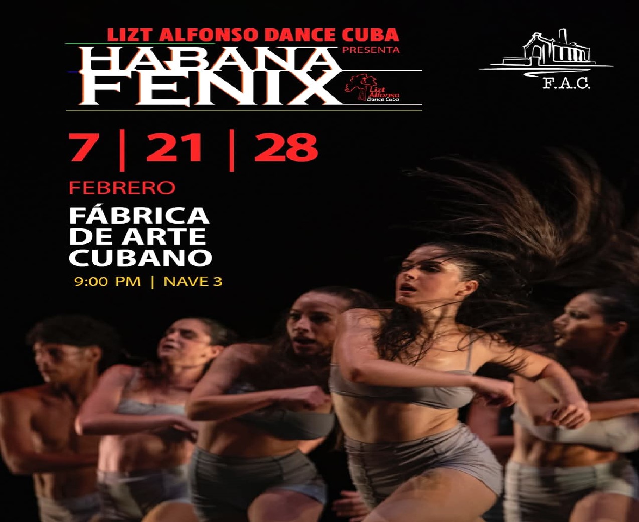 Compañía Lizt Alfonso Dance Cuba ofrecerá espectáculos en Fábrica de Arte Cubano