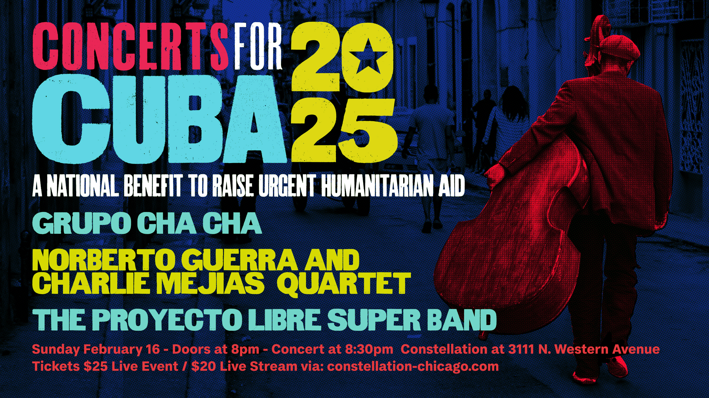 Concierto por Cuba 2025 en los Estados Unidos