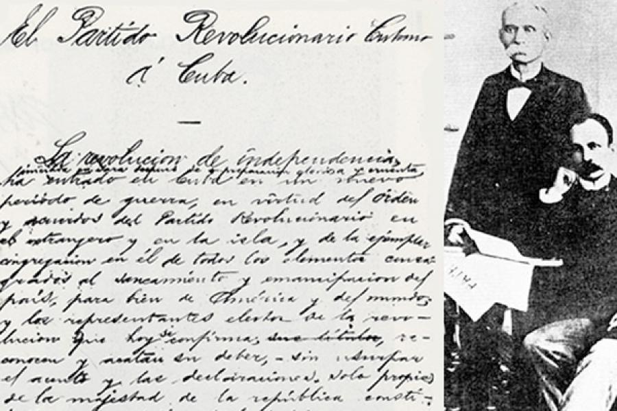 A 130 años del Manifiesto de Montecristi