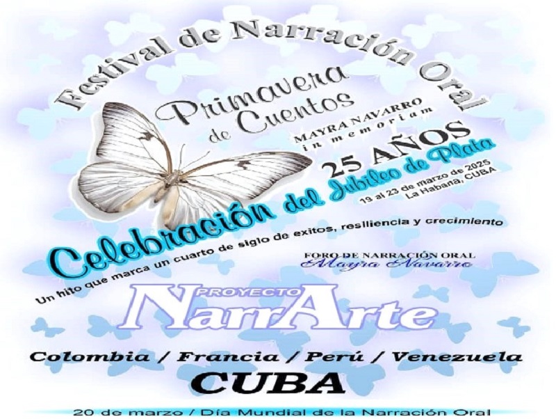 Celebran en Cuba aniversario 25 del Festival de Narración Oral Primavera de Cuentos