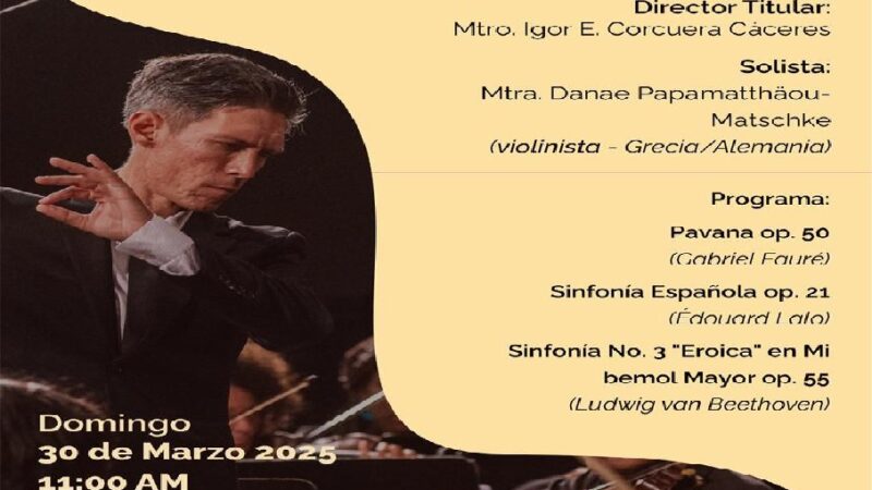 Sinfónica cubana junto a la maestra Danae Papamatthäou-Matschke este domingo