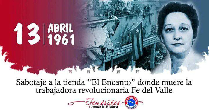 Recuerdan a Fe del Valle en aniversario de su muerte