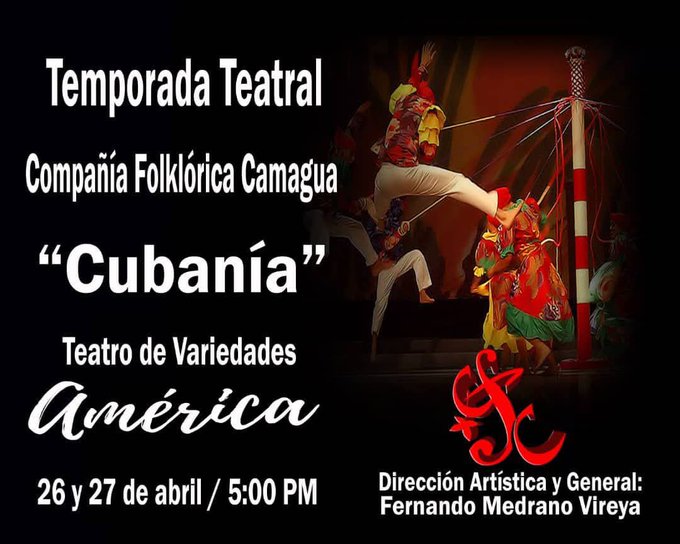 Compañía Folklórica Camagua se presentará este fin de semana en el Teatro América
