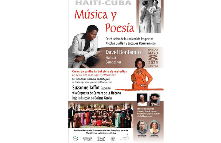 Culturas de Cuba y Haití unidas por la música y la poesía